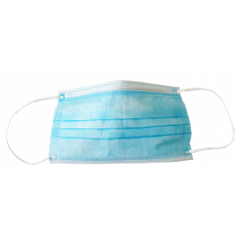 Masque de protection type 2R bleu - 3 plis (boite de 50)