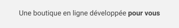 Boutique en ligne