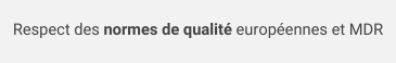 Normes DM